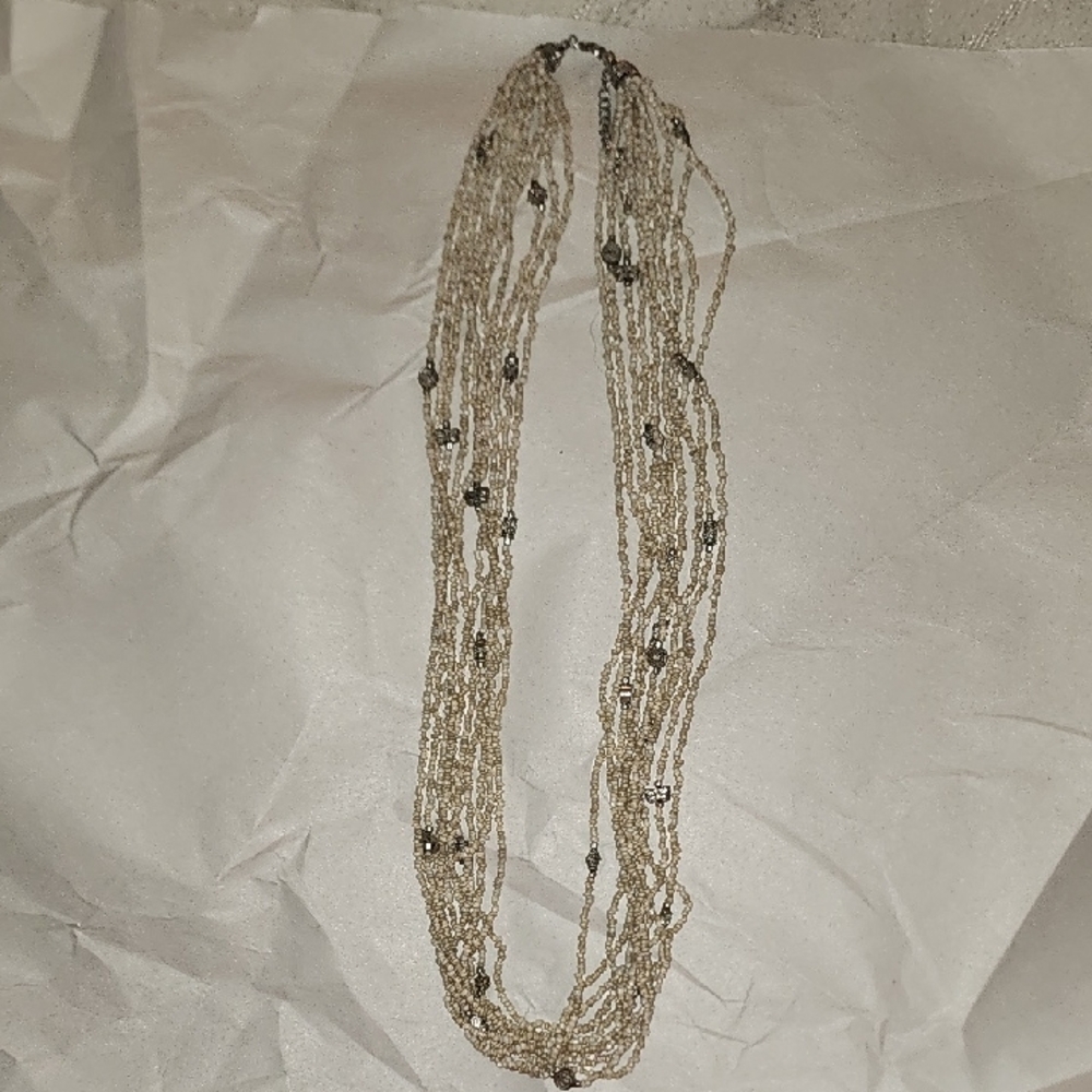 Elegant costume Multi-Strand Beaded Necklace